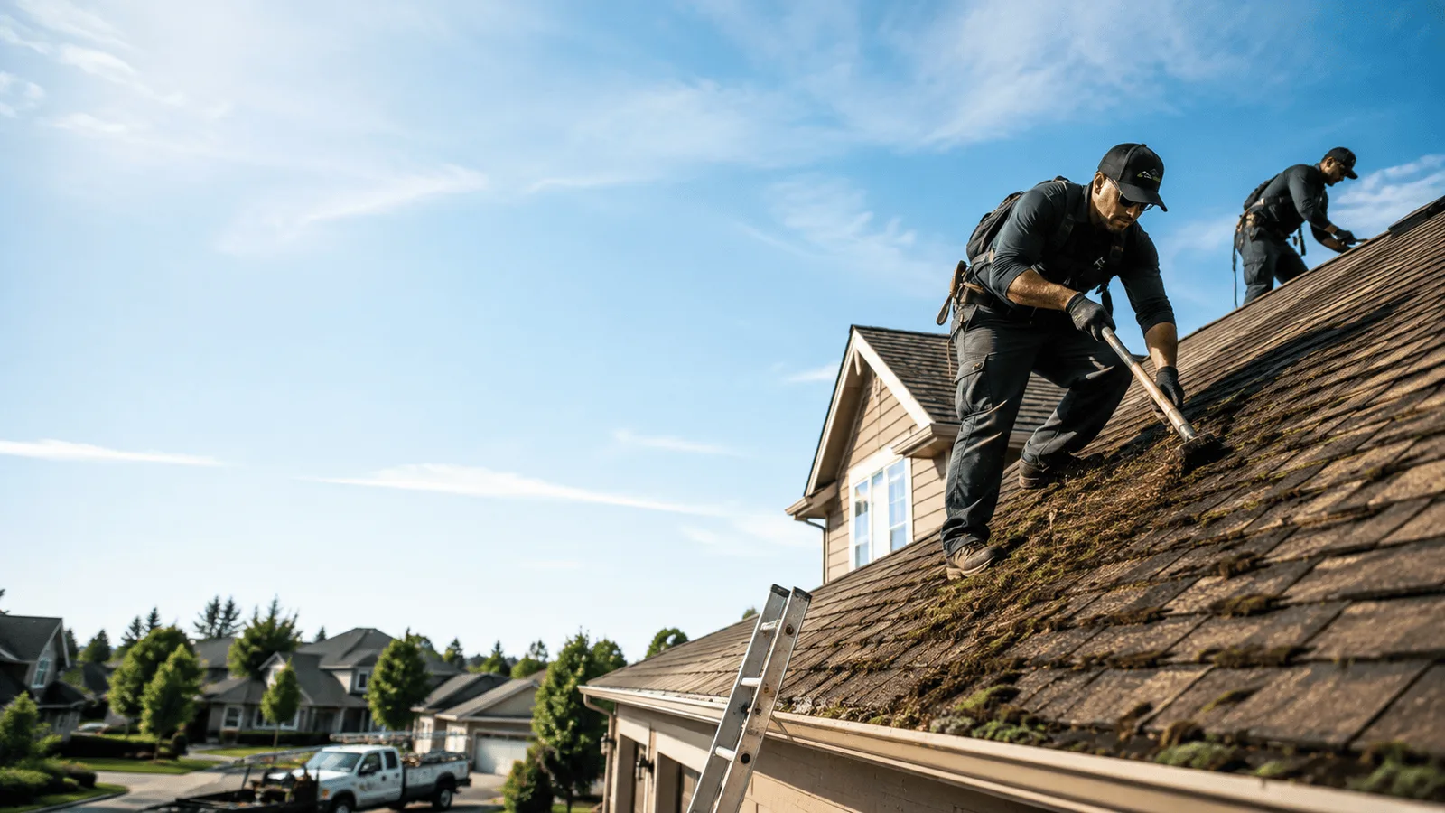 Roof Moss Removal in Dike, TX near me